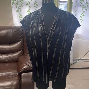 Michael kors short sleeve blouse